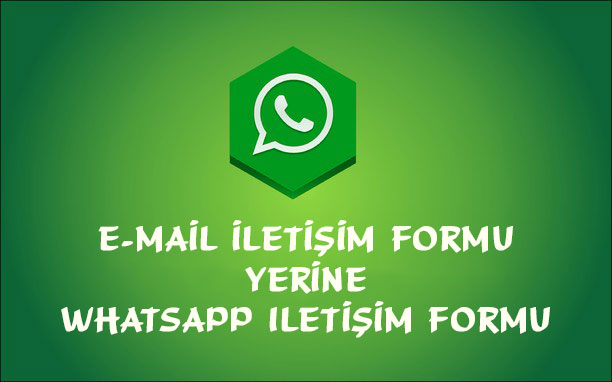 Tek Sayfalık WhatsApp İletisim Formu 