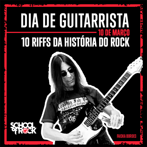 Dia de Guitarrista Aprenda com Faiska 10 riffs