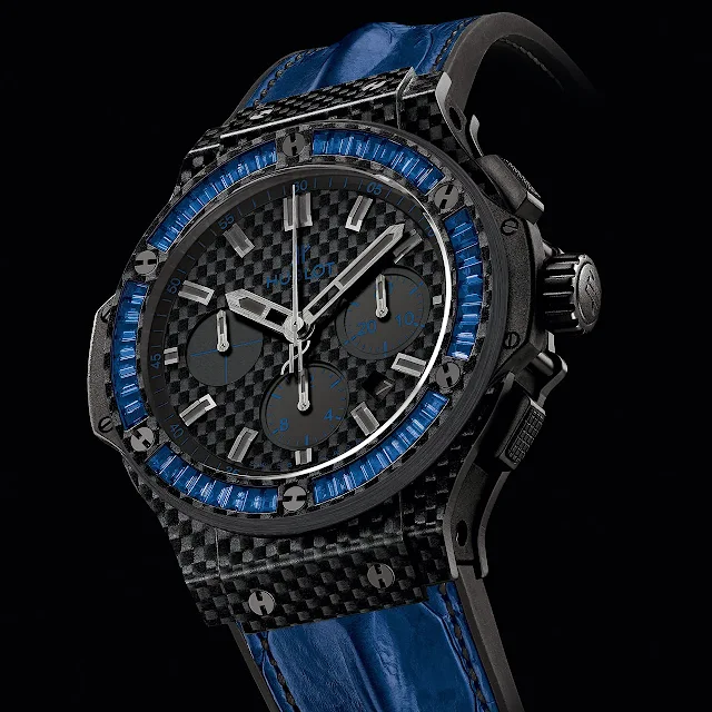 Hublot Big Bang Carbon Bezel Baguette Watch