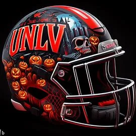 UNLV Rebels halloween concept helmet