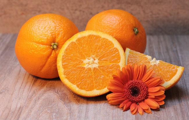 Arancia, fonte naturale di vitamina C