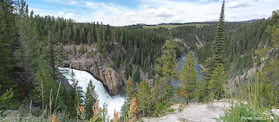 Yellowstone, Canyon Village, South Rim Road, Upper Falls View.