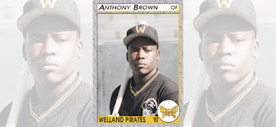 Anthony Brown 1990 Welland Pirates card