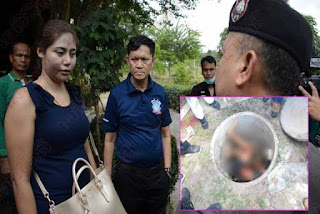 Photos: Jealous 22-year-old wife stabs her husband, 62, to death because she found a condom in his pocket; dumps body into septic tank