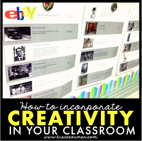 How to incorporate creativity in your classroom - traceeorman.com