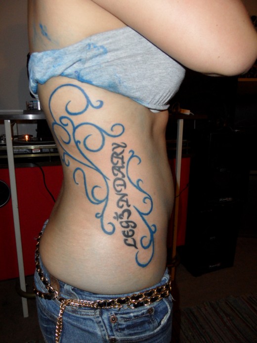 tattoos designs for girls on side. Side Tattoo Designs For Girls