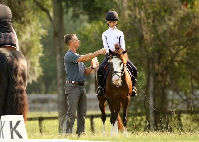 Supervised riding for young riders
