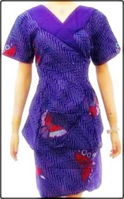 Kumpulan contoh model baju batik perempuan 