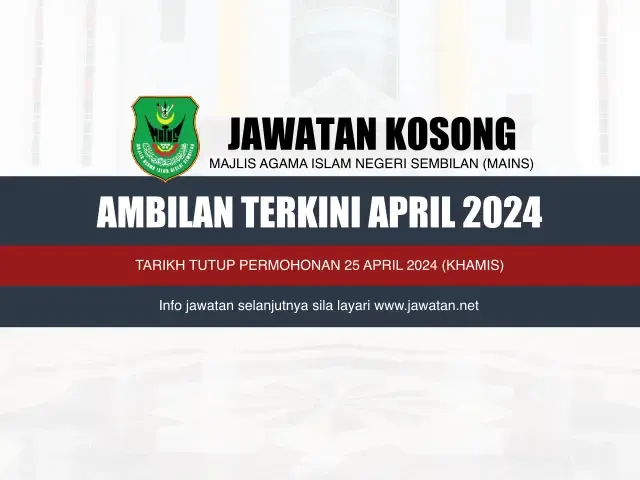 Jawatan Kosong MAINS April 2024