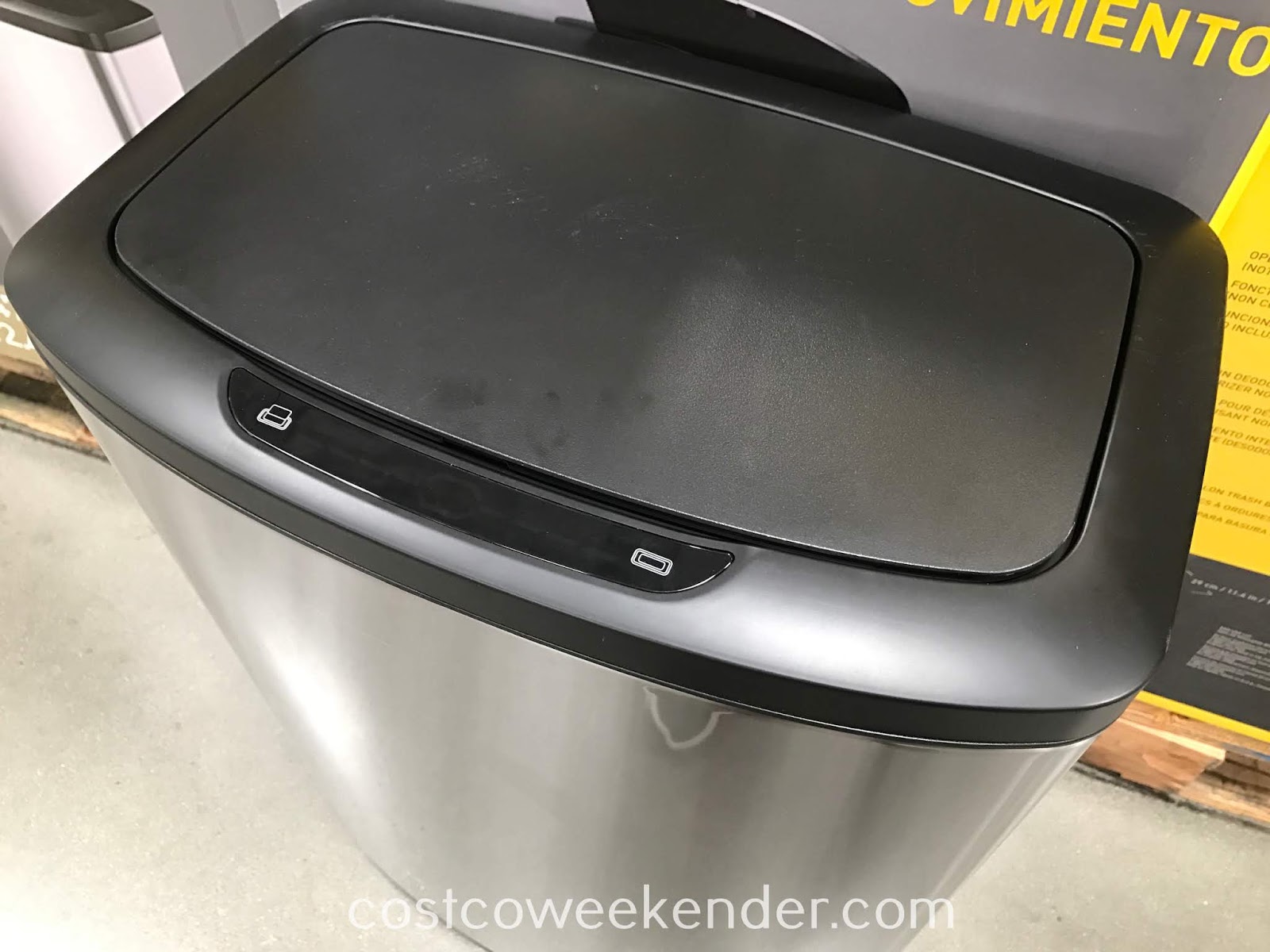 Awesome costco trash can touchless Eko Motion Sensor Trash Can Costco Weekender
