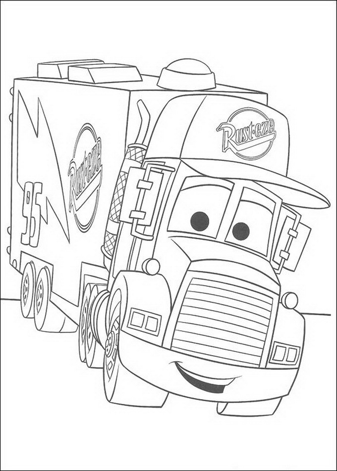 The Cars Coloring Pages 6