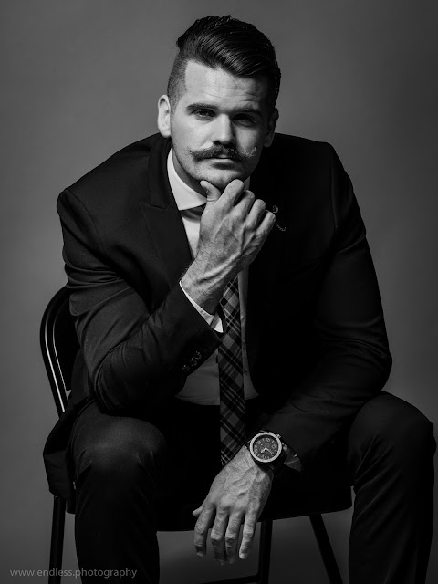 Logan Utah Portrait Photographers, Men's Fashion, Men, Suits, Studio, Fashion, Mustache