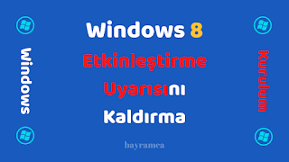 Windows 8 Etkinleştirme