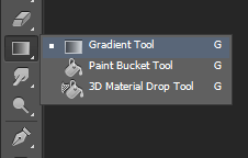 the Gradient tool.