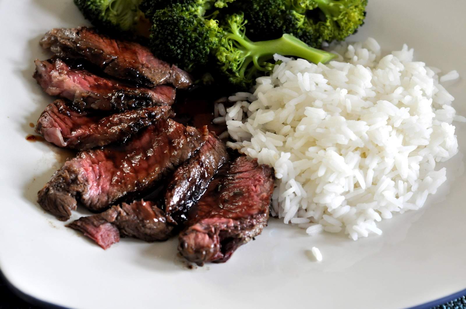 Grilled Steak with Fiery Pomegranate Sauce from Taste As You Go