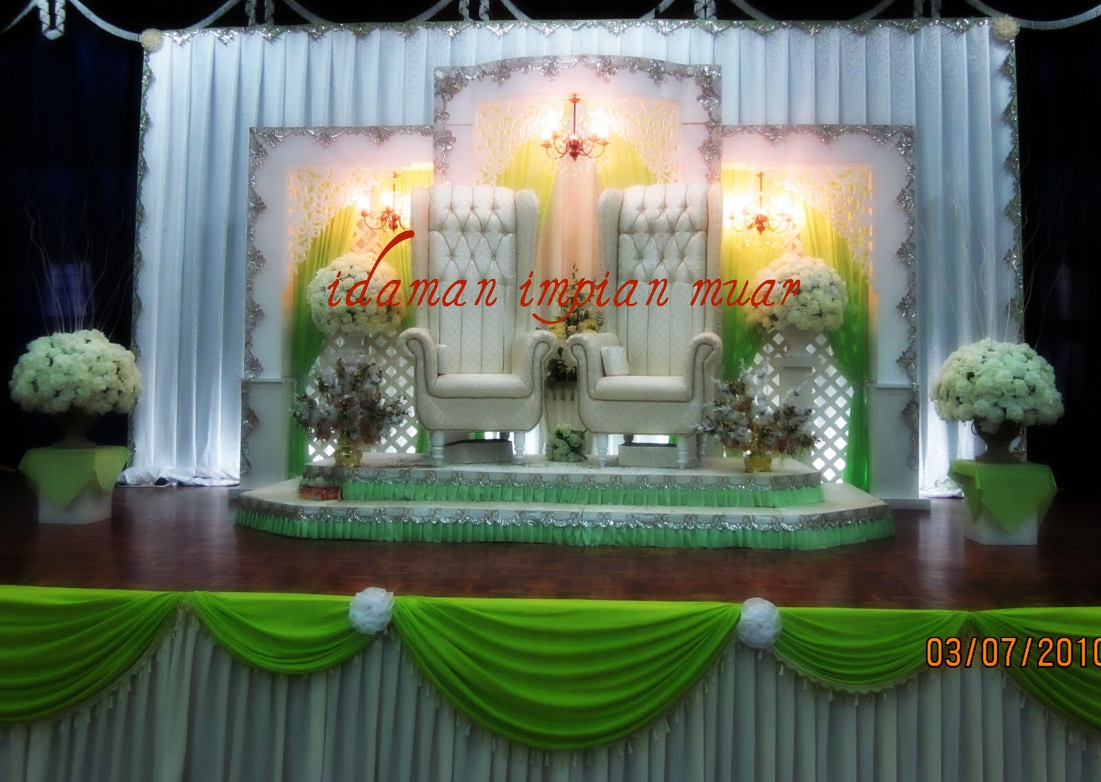 IDAMAN IMPIAN MUAR: Contoh Pelamin