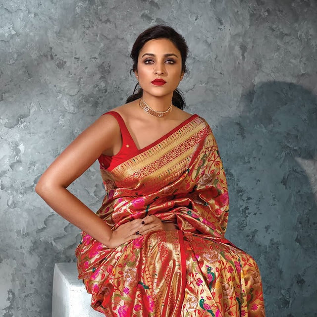 Actress Parineeti Chopra in Saree