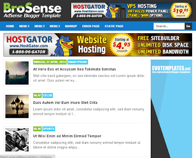 Template Seo Responsive Friendly Untuk Adsense