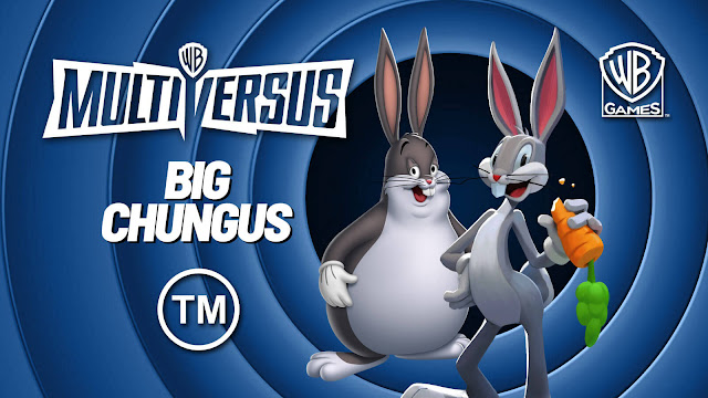 multiversus roster big chungus new trademark filing bugs bunny skin season 1 battle pass release 2022 free-to-play crossover platform fighter game player first games warner bros. interactive entertainment wb pc playstation ps4 ps5 xbox one series x/s xb1 x1 xsx