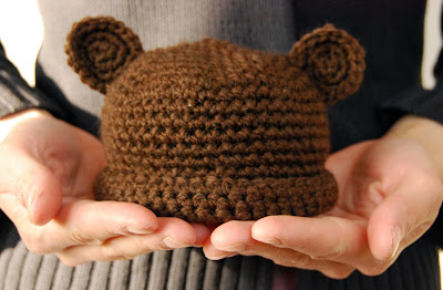 Crochet Hats  Babies on Mushy  Crochet Baby Bear Hat