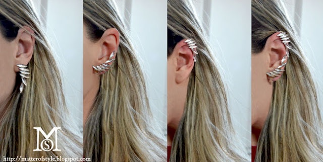 diy earcuff, diy earrings,diy,fashion diy, diy earrings