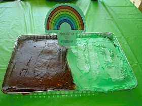Girl Scout Bridging Cake