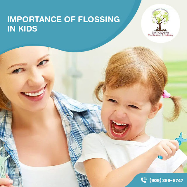 Importance of flossing in kids