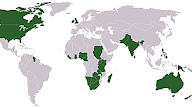 Map Of English Speaking Countries In The World