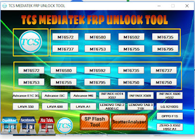 TCS MEDIATEK FRP UNLOCK TOOL 84