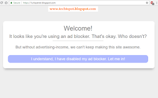 Anti Adblock Script in Blogger Code1