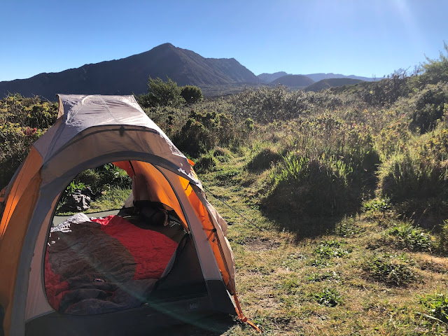 Tent camping