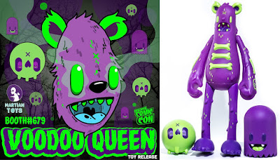 New York Comic Con 2017 Exclusive Voodoo Queen Dead Bear Vinyl Figure by Nicky Davis x Martian Toys