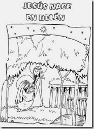 colorear nacimiento jugarycolorear (13)