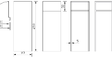 disain gambar 3d cara membuat kusen pintu di autocad