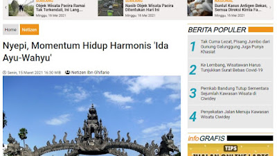 Nyepi, Momentum Hidup Harmonis 'Ida Ayu-Wahyu'