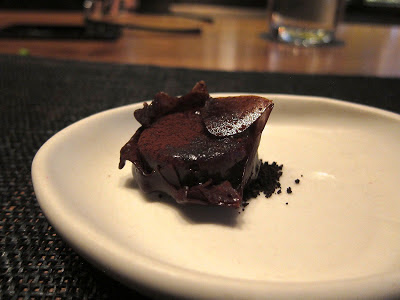 Chocolate ganache at Michael Mina SF