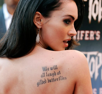 celebrity tattoos