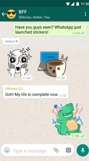 Rich and funny stickers!Yo WhatsApp will be available to you