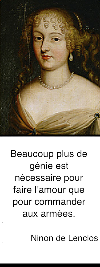 http://fr.wikipedia.org/wiki/Ninon_de_Lenclos