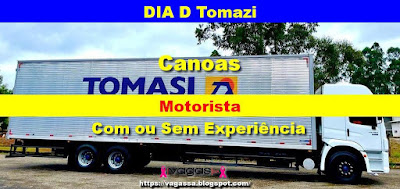 Tomazi Logística seleciona Motoristas com ou sem experiência em Canoas