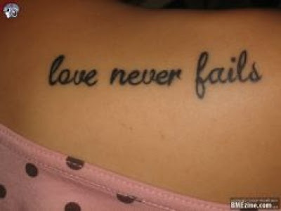 short love quote tattoos