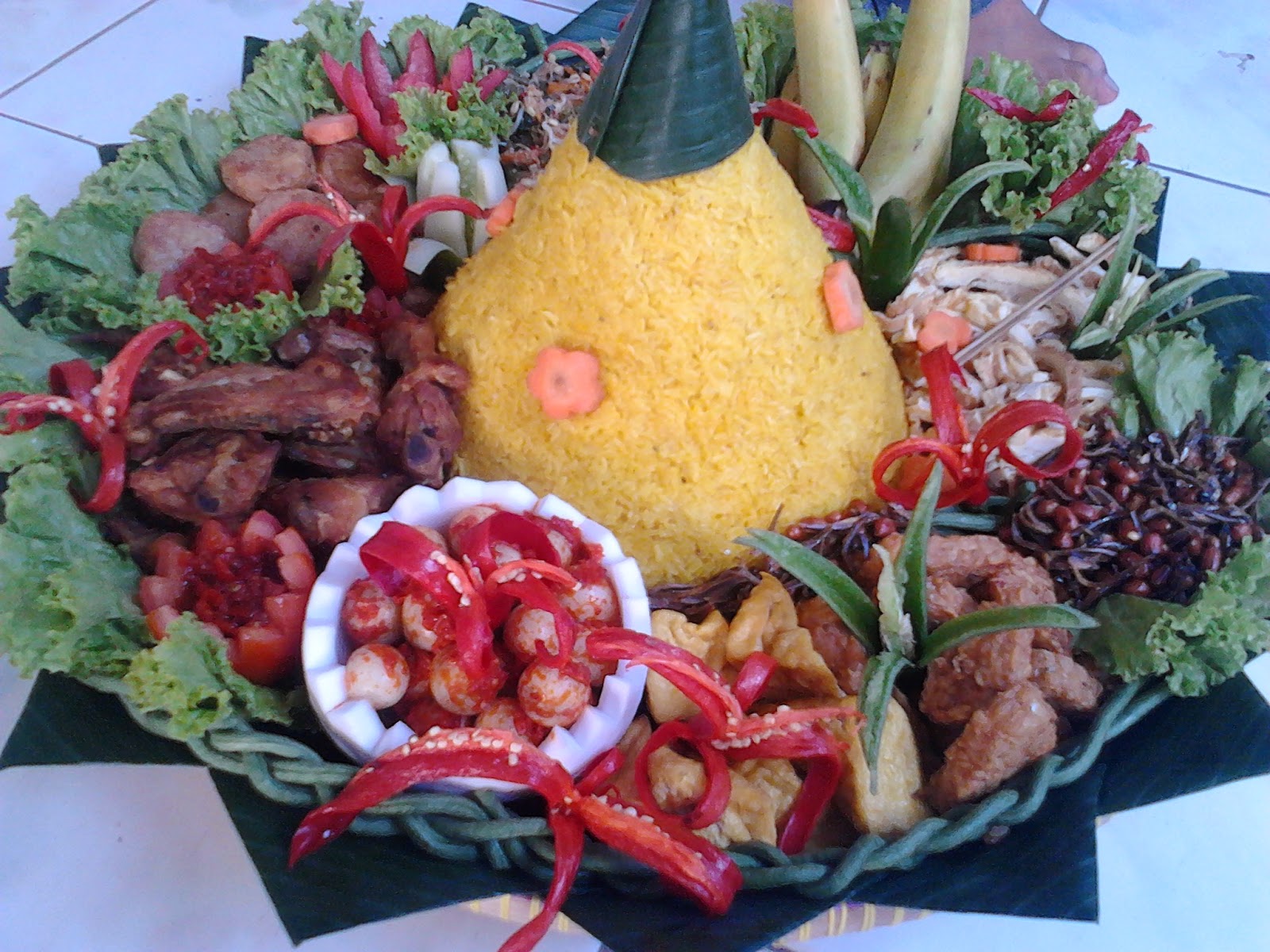 Kumpulan Contoh Hiasan Tumpeng 17 Agustusan  Hari 