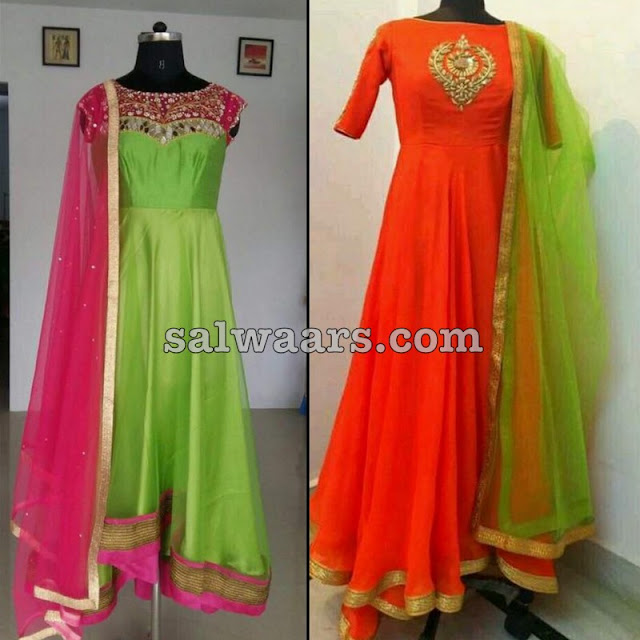 Pretty Floor Lenegth Salwar Kameez