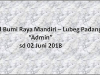 Lowongan Admin - Lubeg Padang (PT Hasil Bumi Raya Mandiri) Asli No Hoax