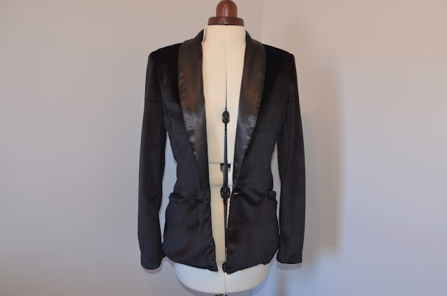 Velvet tuxedo jacket sewing pattern instructions