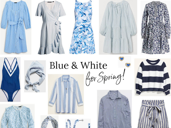 Trend Spotlight: Blue and White