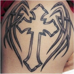 Popularity of Christian Tribal Cross Tattoos