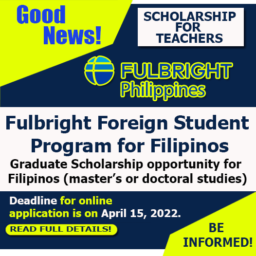 fulbright phd scholarship philippines