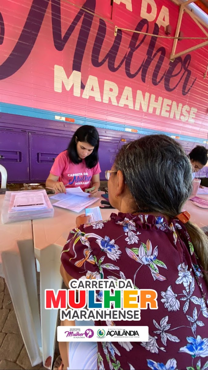  A Carreta da Mulher Maranhense já está na Praça do Pioneiro 🌸