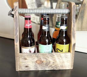 Wood Route 66 Beer Tote, Bliss-Ranch.com